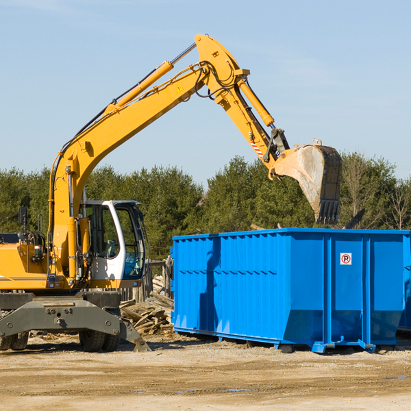 how does a residential dumpster rental service work in Markleville IN